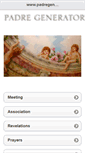 Mobile Screenshot of padregeneratore.com